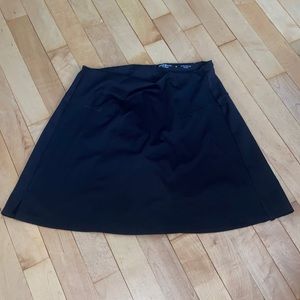 Black tennis skirt
